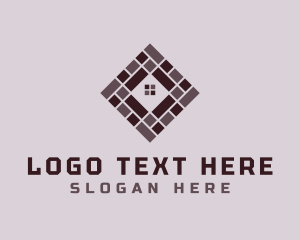 Flooring - Home Floor Tiling logo design