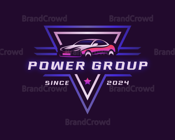 Sports Car Racing Logo