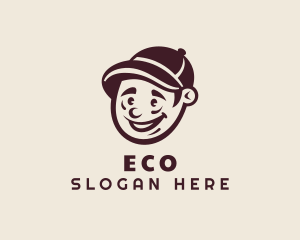 Smiling Guy Character Logo