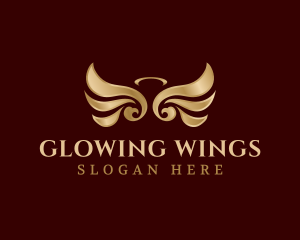 Heavenly Angel Wings logo design