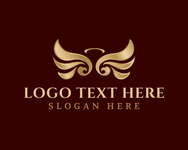 Heavenly - Heavenly Angel Wings logo design