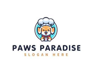 Paws - Dog Chef Kitchen logo design