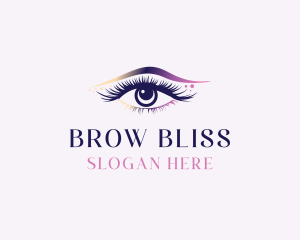 Eyebrow - Eyelash Eyebrow Makeup logo design