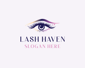 Eyelash Eyebrow Makeup logo design