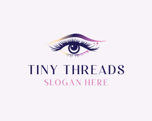 Eyelash Eyebrow Makeup logo design