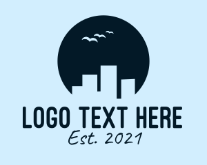 Leasing - City Building Property logo design
