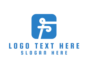 Software Tech Letter F Logo