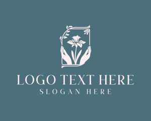 Eco - Wellness Yoga Flower logo design