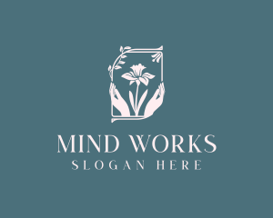 Wellness Yoga Flower logo design