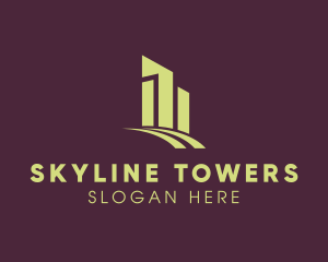 Premium Tower Cityscape logo design