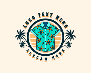 Attire - Tropical Beach Polo logo design