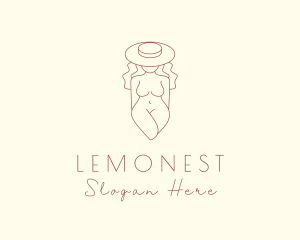 Nude Fashion Woman  Logo