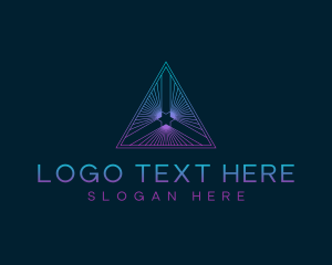 Firm - Technology Pyramid Agency logo design