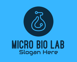 Blue Tech Laboratory logo design