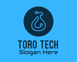 Blue Tech Laboratory logo design