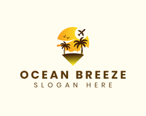 Seashore - Travel Tourism Resort logo design