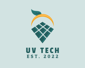 Uv - Eco Solar Industry logo design