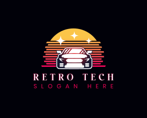 Retro Automotive Car logo design