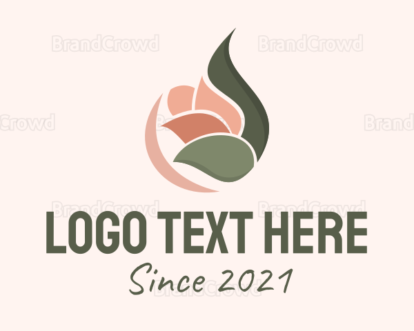 Beauty Rose Flower Logo