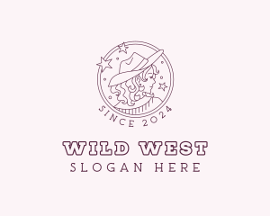 Western - Western Cowgirl Rodeo logo design