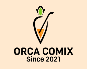 Fresh - Fresh Carrot Juice logo design