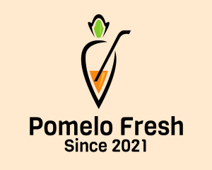 Fresh Carrot Juice  logo design