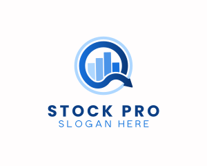 Stock - Stocks Graph Finance logo design