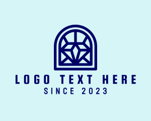 Precious Gem - Diamond Arch Window logo design