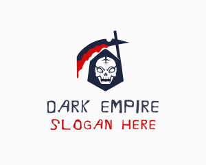 Bloody Grim Reaper logo design