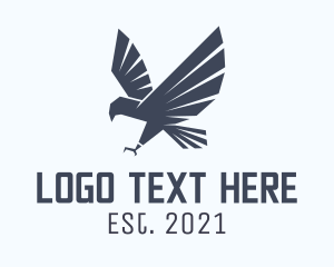 Liberty - Aviation Hawk Bird logo design