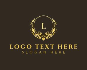 Gold - Luxurious Circle Ornament logo design