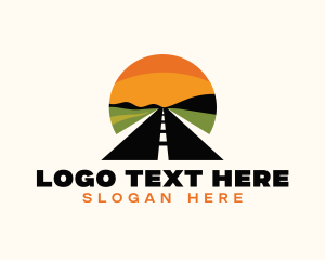 Scenic - Valley Boulevard Roadtrip logo design