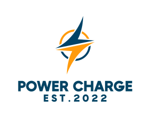 Electric Charge Power  logo design