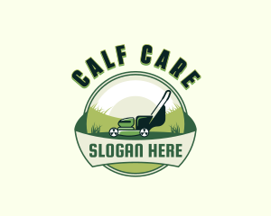 Garden Grass Mower logo design