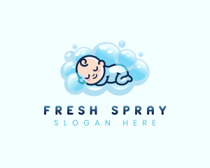 Baby Sleeping Bubble Logo