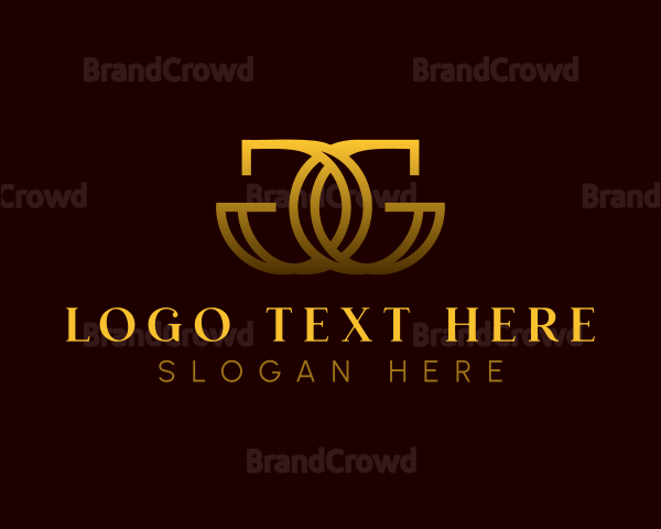 Upscale Letter G Brand Logo