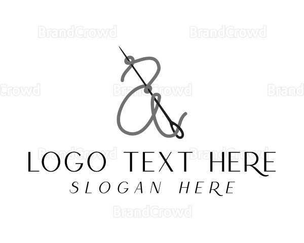 Needle Tailoring Clothing Logo