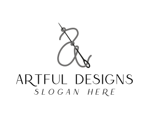 Needle Tailoring Clothing  logo design