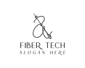 Fiber - Needle Tailoring Clothing logo design