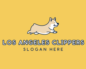 Animal Shelter - Happy Running Dog logo design