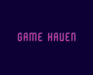 Neon Pixel Gaming Logo