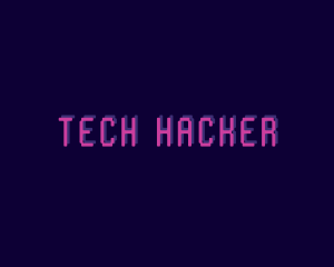 Hacking - Neon Pixel Gaming logo design