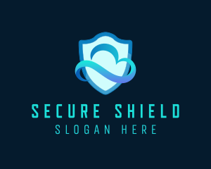 Protection Shield Cloud logo design