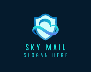 Protection Shield Cloud logo design