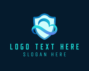 Cloud - Protection Shield Cloud logo design