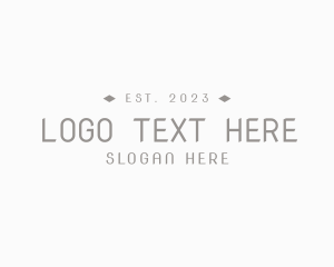 Events - Luxury Diamond Wordmark logo design
