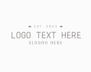 Luxury Diamond Wordmark Logo