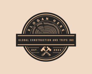 Hammer - Wood Hammer Carpentry logo design