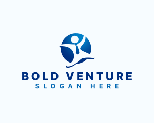 Venture - Human Professional Employee logo design