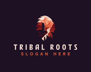 Tribal Chief Warrior logo design